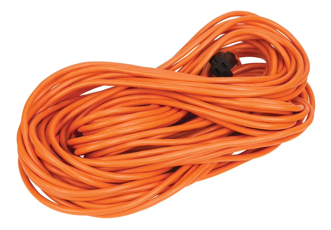 W2277 – PERFORM TOOL Extension Cord, 3-Prong Plug 13 Amp 16 Gauge Wire 100 Foot Length Orange Without Plug Head Handl...